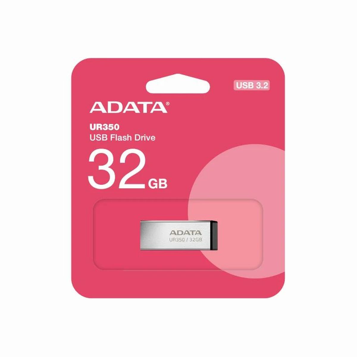 USB flash disk Adata UR350 Černý Stříbřitý 32 GB
